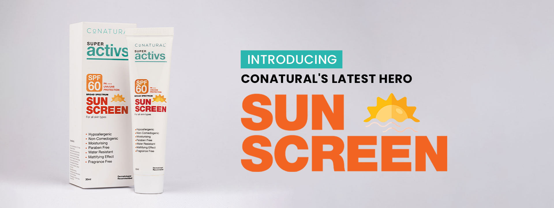 Introducing Conatural's Latest Hero Sunscreen