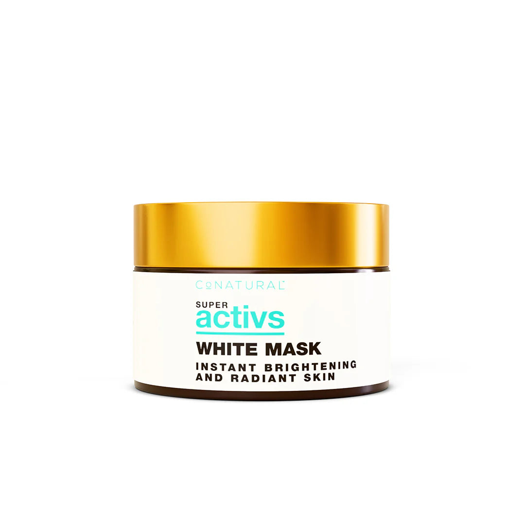 white mask