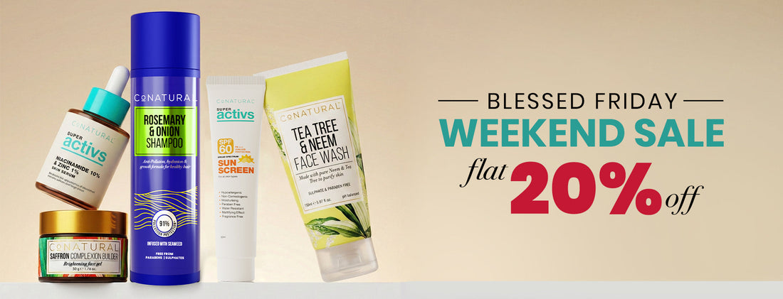 Blessed Friday Sale - FLAT 20% OFF on Skincare and Makeup Products