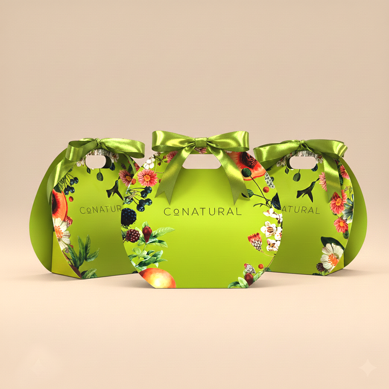 Round Floral Gift Box