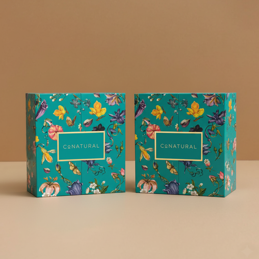 Turquoise Floral Gift Box