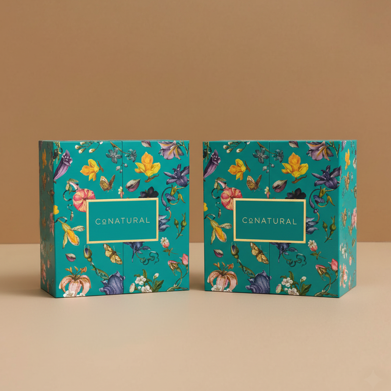 Turquoise Floral Gift Box
