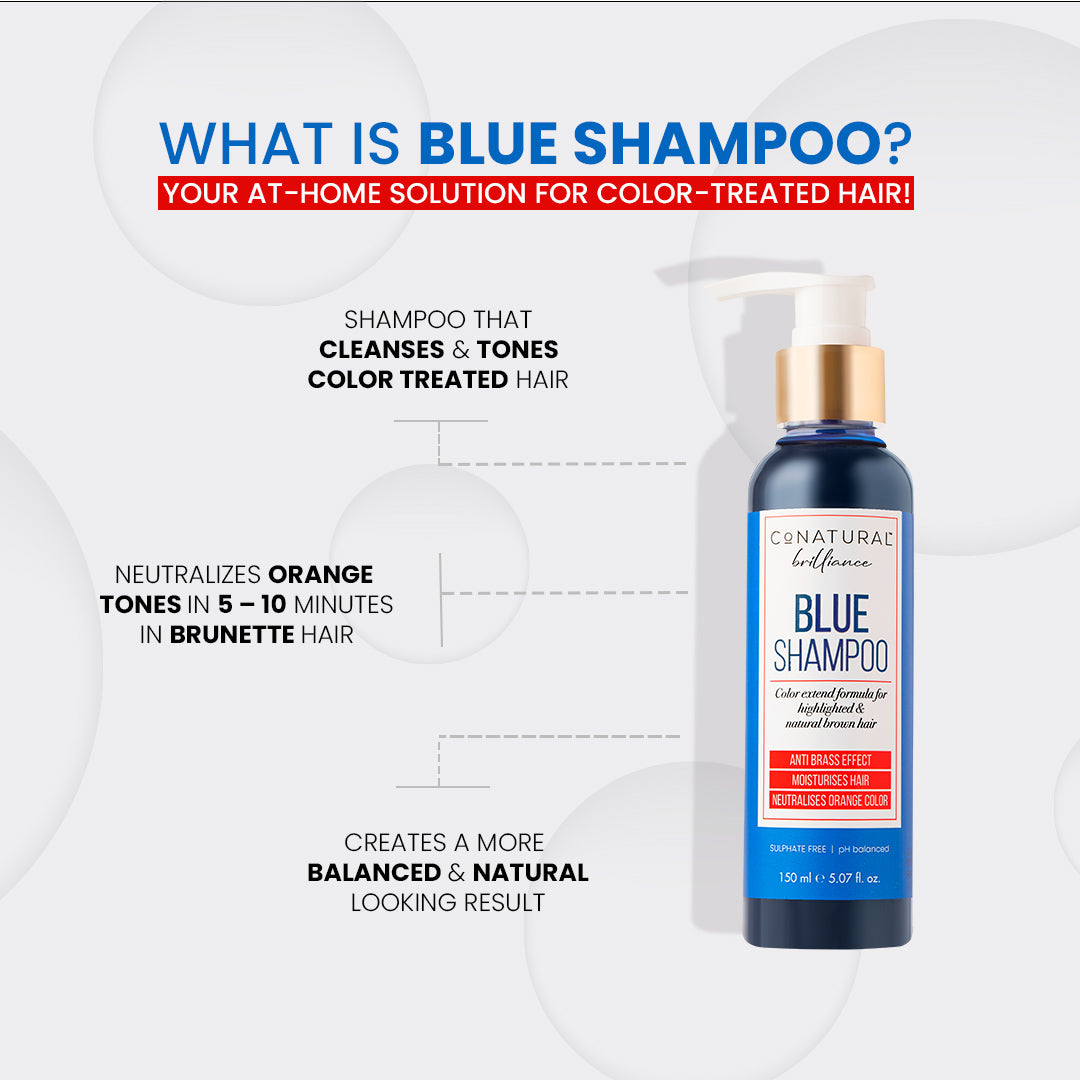 Blue Shampoo - Shampoo for Dyed Hair - Conatural