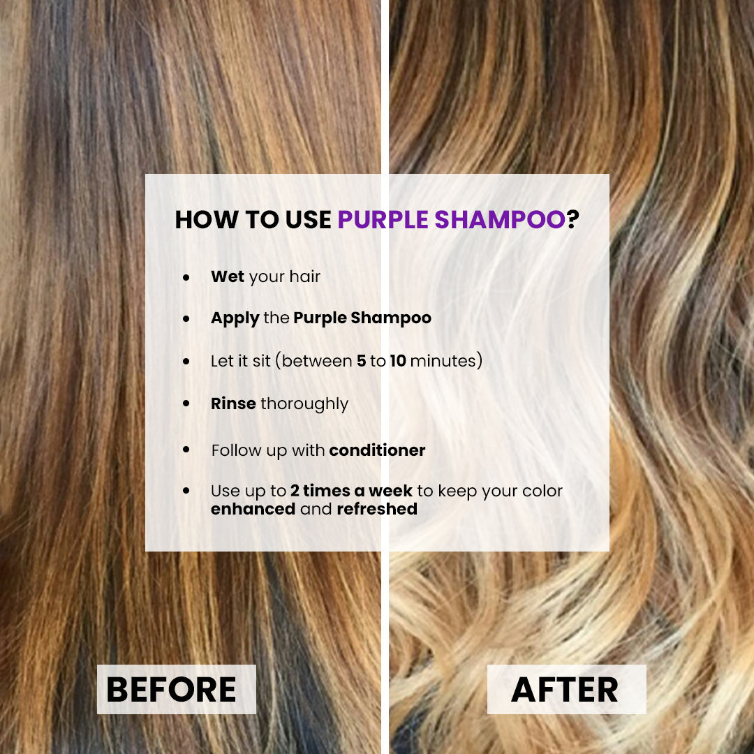 Purple Shampoo Shampoo for Colored Hair Conatural