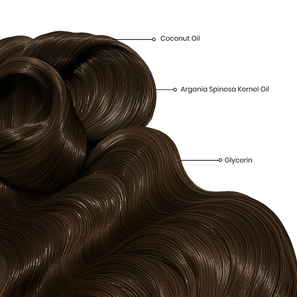 Hair Coloring Shampoo – Dark Brown Image 1