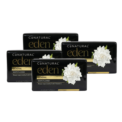 Eden Classic White Flower Beauty Soap Bundle