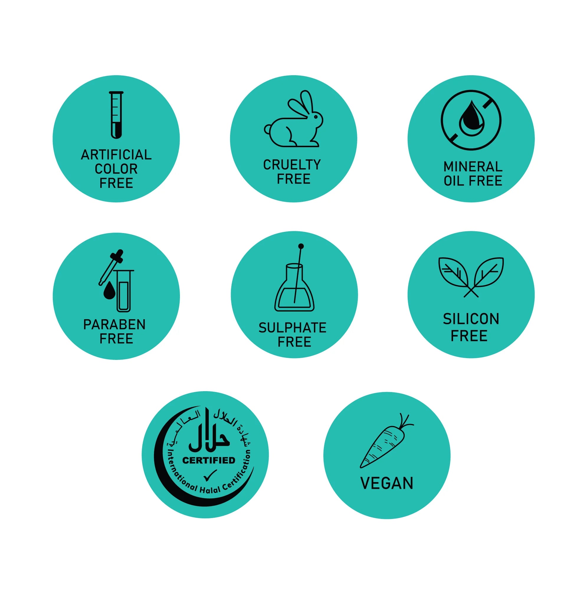 sulphates and parabens free